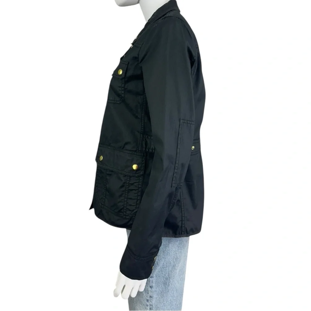 J. Crew Black Field Utility Jacket Size S A0040